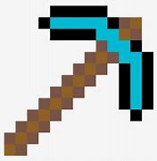 Image result for Minecraft Diamond Pickaxe Pixel Art