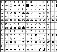 Image result for Webdings Trademark Symbol Font