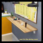 Image result for Wall Hanging Dining Table