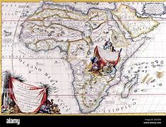 Image result for Antique Africa Map