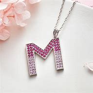 Image result for Necklace with Initial Pendant