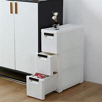 Image result for Plastic Storage Cabinet with Drawers