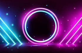 Image result for Neon Circle Design