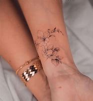 Image result for Lily Flower Tattoos On Wrist