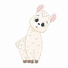 Image result for Baby Lama Drawing