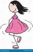 Image result for Girl Cartoon Character Spins around Herself