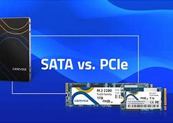 Image result for SATA V NVMe PCIe