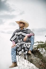 Image result for Cowboy Wearing Poncho