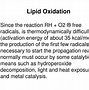 Image result for Lipid Oxidation