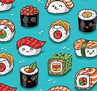 Image result for Dog Sushi Cute Drawings