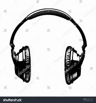 Image result for Black and White Headphones Picture Animated Square