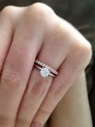 Image result for 1/2 Carat Diamond Ring On Finger