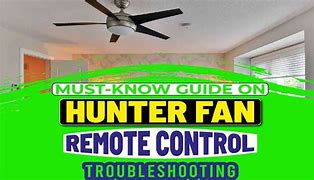 Image result for Hunter Ceiling Fans Remote Control