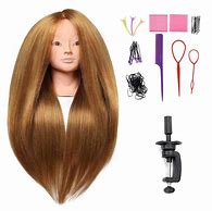 Image result for Styling Head Doll Brown Hair