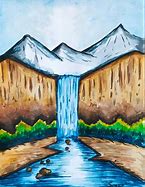 Image result for Drawing a Waterfall