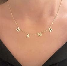 Image result for Necklace with Name On It