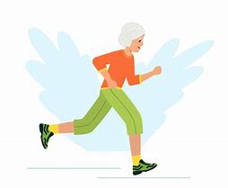 Image result for Old Lady Running Cartoon