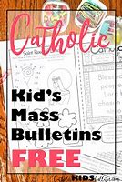 Image result for Catholic Kids Bulletin