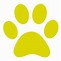 Image result for Yellow Flaming Paw Print