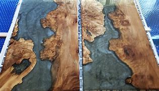 Image result for Epoxy Burl Table