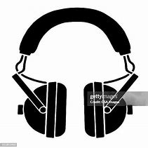 Image result for Black and White PFP Headphones