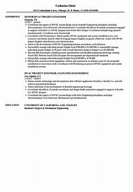 Image result for HVAC Project Engineer Resume