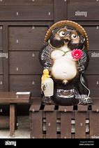 Image result for tanuki statue garden