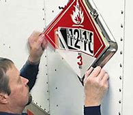 Image result for Placards Signs Hazmat