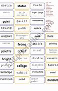 Image result for Art Vocabulary High School