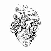 Image result for Flower Heart Art Work