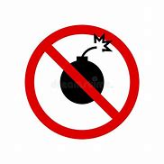 Image result for No Explosives Sign