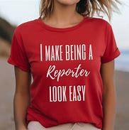 Image result for News Reporter Weird Shirt