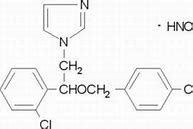 Image result for Econazole Nitrate Structure