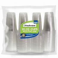 Image result for Flat Lid Plastic Cups