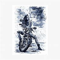 Image result for Biker Girl Painting