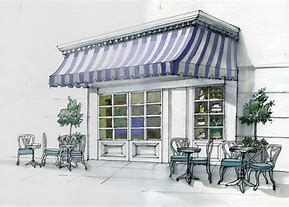 Image result for Sketch French Cafe Table