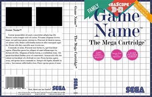 Image result for Sega Master System Box Template