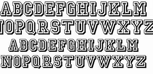 Image result for Jersey Lettering