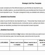 Image result for Life Plan Template Excel