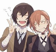 Image result for Dazai X Chuuya with a Heart Hands