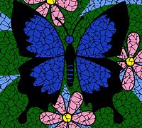 Image result for Butterfly Mosaic