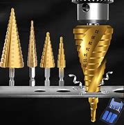 Image result for Step Drill Bit Set