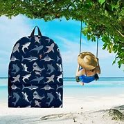 Image result for Small Great White Shark Backpack