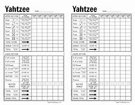 Image result for Print Yahtzee Score Sheets