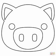 Image result for Pig Face Template