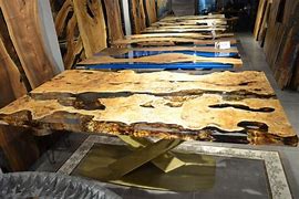 Image result for Epoxy Burl Table