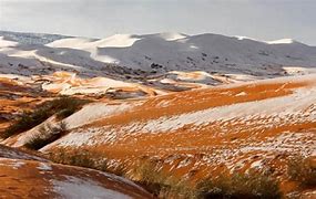 Image result for Sahara Desert Snow