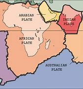 Image result for Tectonic Plates Map India