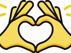 Image result for Hand Heart Emoji Art