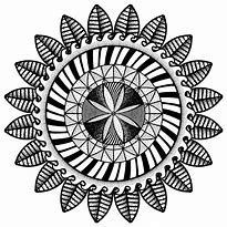 Image result for Unique Mandala Art Designs Black and White